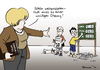 Cartoon: Muttis Energiegipfel (small) by Pfohlmann tagged karikatur,color,farbe,2012,deutschland,energiegipfel,bundeskanzlerin,merkel,mutti,sitzung,gästeliste,energiekonzerne,energiewende,umweltminister,röttgen,wirtschaftsminister,rösler,kinder,spielen,benzinpreise,spritpreise,kontrolle,meldestelle,preistranspar