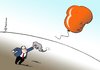 Cartoon: Nashorn und Ballon (small) by Pfohlmann tagged karikatur,cartoon,color,farbe,2013,deutschland,spd,steinbrück,kandidat,kanzlerkandidat,nashorn,merkel,bundeskanzlerin,cdu,ballon,schwebt,schweben,bundestagswahl,wahlkampf,bundestagswahlkampf,luftballon