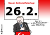 Cartoon: Nationalgeburtstag (small) by Pfohlmann tagged karikatur,cartoon,2016,color,farbe,türkei,erdogan,präsident,nationalfeiertag,gedenktag,feiertag,geburtstag,neu,putsch,egoismus,narzissmus,narzisst,ego,autoritär,alleinherrscher