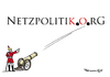 Cartoon: Netzpolitik.org (small) by Pfohlmann tagged karikatur,cartoon,2015,color,farbe,deutschland,netzpolitik,ko,internet,pressefreiheit,landesverrat,aufklärung,verfassungsschutz,ermittlungen,kanonen,soldat,kanonenkugeln,journalismus,journalisten