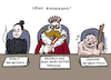 Cartoon: Neue Regierung (small) by Pfohlmann tagged reichsbürger,razzia,heinrich,xiii,adel,terrorismus,verschwörung,regierung,putsch,qanon,extremismus,kaiserreich,demokratie,verfassung,neandertaler