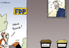 Cartoon: Neue Tonne (small) by Pfohlmann tagged mülltonne,abfalltonne,tonne,fdp,westerwelle,wahlen,landtagswahlen,landtagswahl,verlierer,verlust,debakel,rheinland,pfalz,baden,württemberg