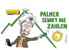 Palmer senkt Zahlen