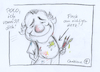 Cartoon: POLO lebt nicht mehr (small) by Pfohlmann tagged polo,tod,leben,fleck,herz,mensch,freundschaft,kollege,freund,cartoonist