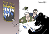 Cartoon: Problembär (small) by Pfohlmann tagged karikatur color farbe 2012 deutschland bayern berlin länderfinanzausgleich bär raute rauten wappen geberländer seehofer söder ministerpräsident klage bundesverfassungsgericht karlsruhe