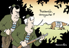 Cartoon: Problembärliner (small) by Pfohlmann tagged csu bayern berlin söder seehofer bär problembär jäger schrotflinte gewehr landesgruppe