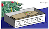 Cartoon: Querschenken 2020 (small) by Pfohlmann tagged 2020,corona,coronavirus,pandemie,querdenken,querdenker,querschenken,weihnachten,schenken,geschenk,sarg,tod,covid19,tot,infektion,ansteckung,krankheit