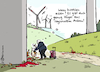 Cartoon: Regionalvögel (small) by Pfohlmann tagged ernährung,insekten,eiweiß,tiere,vögel,windkraft,windräder,windenergie,erneuerbare,energie,energiewende,essen,nahrung,regional,vogelschutz,artenschutz,naturschutz,umwelt,klimakrise,klima,klimawandel