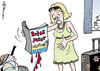 Cartoon: Rotes Meer (small) by Pfohlmann tagged karikatur,cartoon,color,farbe,2013,ägypten,rotes,meer,bürgerkrieg,muslimbrüder,putsch,militär,militärputsch,proteste,reisewarnung,tourismus,touristen,tourist,urlaub,prospekt,urlaubsprospekt,blut,kämpfe,tag,des,zorns,reiseziel,urlaubsland