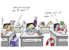 Cartoon: Rückkehrer-Test (small) by Pfohlmann tagged corona,coronavirus,pandemie,prc,test,schnelltest,coronatest,reise,urlaub,tourist,tourismus,delta,deltavariante,mutante,mutation,ansteckung,infektion,reiserückkehrer,prüfung,söder,ministerpräsident,rwert,klausur,covid19