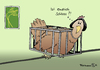 Cartoon: Schluss! (small) by Pfohlmann tagged karikatur,color,farbe,2012,deutschland,grüne,woche,berlin,aigner,krampfhenne,henne,huhn,käfig,käfighenne,käfighaltung,massentierhaltung,schluss,verbraucherschutz,verbraucherschutzministerin,landwirtschaftsministerin,landwirtschaft,tierschutz