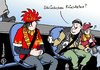 Cartoon: Sichere Fußballspiele (small) by Pfohlmann tagged karikatur,cartoon,color,farbe,2012,deutschland,fußball,sicherheit,bundesliga,dsl,fans,fußballfans,stadion,fußballstadion,sicherheitskonzept,vereine,fußballvereine,pyrotechnik,ausschreitungen,polizei,innenminister,hooligans,ultras