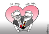 Cartoon: so eng wie nie (small) by Pfohlmann tagged karikatur,cartoon,2016,color,farbe,deutschland,polen,steinmeier,waszczykowski,außenminister,beziehung,liebe,eng,verhältnis,kritik,demokratie,verfassung,medien,gesetze,eu,pressefreiheit,einschränkung