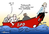 Cartoon: Steinbrücks Piratin (small) by Pfohlmann tagged karikatur,cartoon,color,farbe,2013,deutschland,steinbrück,kompetenzteam,bundestagswahl,wahlkampf,kanzlerkandidat,piraten,piratenpartei,wiesehügel,oppermann,joost,boot,paddeln,paddel,laptop,navi,navigationsgerät,navigationssystem,mannschaft,besatzung