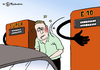 Cartoon: Strafe muss sein (small) by Pfohlmann tagged karikatur,sw,2011,deutschland,10,biosprit,tankstelle,tanken,auto,autofahrer,zapfsäule,ohrfeige,strafe,bestrafung,spritpreis,benzin,benzinpreis,super,kraftstoff,treibstoff,quote,quotenregelung