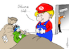 Cartoon: Super Merkelio (small) by Pfohlmann tagged karikatur,cartoon,color,farbe,2017,deutschland,merkel,bundeskanzlerin,wahlkampf,super,mario,supermario,durchregieren,gamer,games,gamescom,köln,computerspiele,förderung,steuergeld,fördern,bundesregierung,controller,xbox,nintendo,spielkonsole,pc,smartphone,kulturgut,abhängigkeit,computerspielsucht,spielsucht,realität,spieleindustrie,realitätsflucht,virtualität,virtuelle,spieleentwickler,programmierer