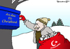 Cartoon: Türkische Wunschzettel (small) by Pfohlmann tagged karikatur,cartoon,2015,color,farbe,deutschland,türkei,eu,beitritt,beitrittsverhandlungen,erdogan,druckmittel,wunschzettel,weihnachten,briefkasten,christkind,europa,flucht,flüchtllinge,flüchtlingslager,außengrenzen,forderungen,verhandlungen,mitgliedschaft