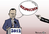 Cartoon: Versprechen (small) by Pfohlmann tagged karikatur,color,farbe,2011,usa,wahlkampf,präsident,2012,versprechen,blase,luftblase,ballon,luftballon,sprechblase,nadel,dow,jones,rezession,wirtschaftskrise