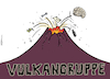 Cartoon: Vulkangruppe (small) by Pfohlmann tagged vulkangruppe,anschlag,attentat,linksextremismus,terrorismus,stromausfall,krise,berlin,infrastruktur,gehirn,reflektion,reflexion,reflektieren,lebensgefahr,pflegeheime,vulkanausbruch,bekennerschreiben,sabotage,blackout