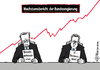 Cartoon: Wachstumsbericht (small) by Pfohlmann tagged karikatur,cartoon,2015,color,farbe,deutschland,wachstum,de,maiziere,maaßen,innenminister,verfassungsschutzbericht,verfassungsschutz,extremismus,rechtsextremismus,is,terrorismus,terror,zuwachs,wachstumsbericht,zulauf,straftaten,statistik