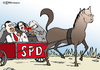 Cartoon: Zugpferd Steinbrück (small) by Pfohlmann tagged karikatur,cartoon,color,farbe,2013,deutschland,steinbrück,kanzlerkandidat,bundestagswahl,wahlkampf,zugpferd,pferdeäpfel,partei,spd,steinmeier,gabriel,nahles,umfragen,rückstand,kandidat,spitzenkandidat