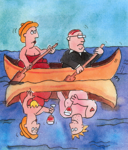 Cartoon: ehe liebe (medium) by sabine voigt tagged ehe,liebe,paar,verheiratet,senioren,streit,scheidung,verliebt,seitensprung,untreue