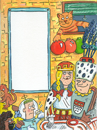 Cartoon: karneval dreigestirn (medium) by sabine voigt tagged karneval,dreigestirn,köln,düsseldorf,mainz