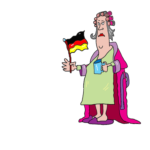 Cartoon: Wahlen afd Süd cdu (medium) by sabine voigt tagged wahlen,afd,süd,cdu,partei,politik,rassismus,freudenfeind,national,heimat,heimatministerium,seehofer,fahne,deutschland