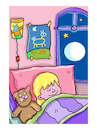 Cartoon: nacht Schlafzimmer mond (small) by sabine voigt tagged nacht,schlafzimmer,mond,kinderkamer,märchen,angst,gruwel,geschichte,vorlesen,schlafen,kleinkind,erziehung,pädagogik