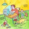 Cartoon: Online (small) by sabine voigt tagged online,internet,frauen