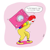 Cartoon: pinkwashing (small) by sabine voigt tagged pinkwashing,queer,christopher,street,day,gay,mac,donalds,konzerne