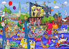 Cartoon: Wimmelbild Hamburg (small) by sabine voigt tagged wimmelbild,hamburg,strand,meer,sommer,sommerferien,sand,elbphilharmonie,hafen,speicherstadt,boote,containerschiff,fischmarkt,schiff,brücke,beatles,rathaus,sonnenschirm,wasser,schwimmen