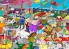 Cartoon: Wimmelbild markt (small) by sabine voigt tagged wimmelbild,markt,bauern,wochenmarkt,farmer,gemüse,obst,einkaufen,erzeuger,bauer,ökologie,bio,essen,ernährung,ostern,tiere