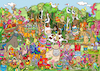 Cartoon: Wimmelbild Ostern Osterhase (small) by sabine voigt tagged wimmelbild,ostern,osterhase,ostereier,eier,hase,hasen,anmalen,frühling,wiese,tiere,fest,christentum,auferstehung,jesus,kirche,kinder