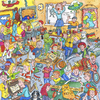 Cartoon: Wimmelbild Schule (small) by sabine voigt tagged wimmelbild,schule,klasse,unterricht,klassenzimmer,deutschland,deutsch