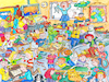 Cartoon: wimmelbild schule (small) by sabine voigt tagged wimmelbild,schule,klasse,unterricht,klassenzimmer,deutschland,deutsch