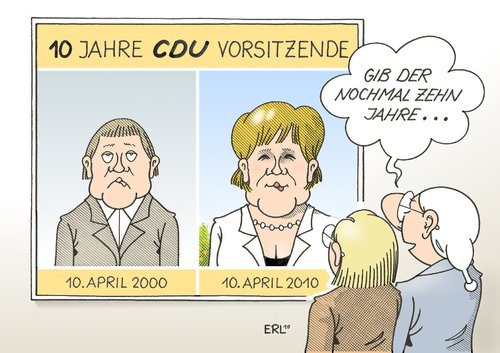 10 Jahre CDU-Vorsitzende 10 Jahre CDU-Vorsitzende