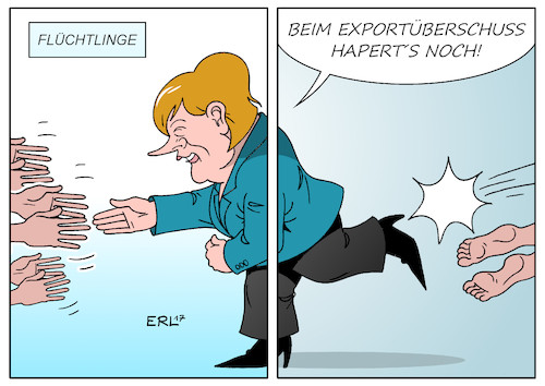 Abschiebungen Exportüberschuss