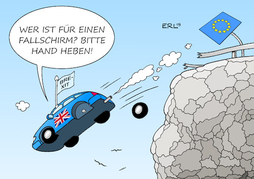 Cartoon: Abstimmung (medium) by Erl tagged politik,brexit,großbritannien,gb,uk,austritt,eu,europäische,union,premierministerin,theresa,may,vertrag,fallschirm,abstimmung,parlament,gefahr,niederlage,folge,ungeordneter,chaos,verschiebung,zweites,referendum,karikatur,erl,politik,brexit,großbritannien,gb,uk,austritt,eu,europäische,union,premierministerin,theresa,may,vertrag,fallschirm,abstimmung,parlament,gefahr,niederlage,folge,ungeordneter,chaos,verschiebung,zweites,referendum,karikatur,erl