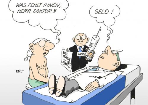 Cartoon: Ärzte (medium) by Erl tagged arzt,ärzte,doktor,geld,honorar,wenig,patient,krankenkasse,kasse,beitrag,krankheit,krank,gesundheit,gesundheitssystem,wahlkampf,wahl,wahlgeschenk,arzt,ärzte,doktor,geld,honorar,patient,krankenkasse,kasse,beitrag,krankheit,gesundheit,gesundheitssystem,wahlgeschenk,krankenhaus,praxis,untersuchung,behandlung,spritze,beiträge