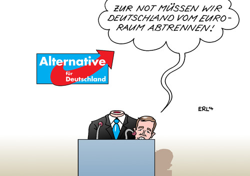 Cartoon: AfD (medium) by Erl tagged afd,alternative,für,deutschland,partei,parteitag,führung,streit,vorsitz,bernd,lucke,euro,kritik,austritt,eurozonev,rechts,populismus,rechtspopulismus,afd,alternative,für,deutschland,partei,parteitag,führung,streit,vorsitz,bernd,lucke,euro,kritik,austritt,eurozonev,rechts,populismus,rechtspopulismus