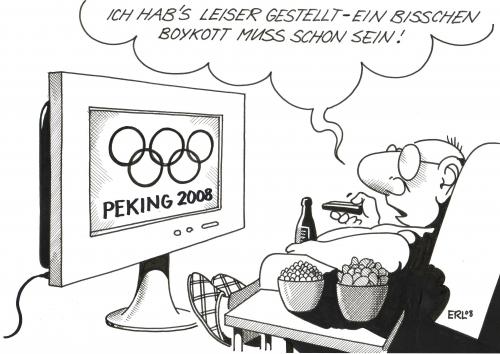 Cartoon: Aktivist (medium) by Erl tagged olympia,peking,china,menschenrechte,boykott,aktivist,fernsehen,sofa,couch,bier,erdnüsse,chips,fernbedienung,lautstärke,a probe,amaury sport organisation,amphetamine,anabolika,antidopingkontrolle,aso,athletik,b probe,beijing,blutdoping,blutprobe,boykott,bronze,buddhismus,china,cortison,dalai lama,demokratie,demonstration,doping,dopingliste,dopingskandal,dopingtest,eigenblutdoping,epo,fackellauf,filmverbot,flaggenverbot,freistaat tibet,gefängnisstrafe,glenbuterol,gold,goldmedaillie,griechenland,hämatokritwert,internetverbot,kameraverbot,medikamentenmissbrauch,meinungsfreiheit,menschenrechte,militär,militärdiktatur,mönch,olympia,olympiade,olympische kommitee,olympische spiele,peking,pharmaindustrie,pressefreiheit,propaganda,rufmord,sauberes spiel,silber,sport,sportdrill,steroide,stille diplomatie,taiwan,testosteron,tibet,tibetaktivist,urinprobe,wachstumshormone,zensur,boykottieren,unterhaltung,zuschauer,aktivist,fernsehen,tv,medien,sofa,couch,bier,lautstärke,fernbedienung,sportübertragung,senden,moral,moralische bedenken,amaury,organisation,dalai,lama,freistaat,olympische,kommitee,spiele,sauberes,spiel,stille,diplomatie,moralische,bedenken,probe