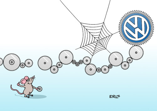 Cartoon: Alle Räder stehen still ... (medium) by Erl tagged vw,volkswagen,auto,autobauer,autokonzern,wolfsburg,streit,zulieferer,teile,lieferung,stopp,fließband,produktion,stillstand,still,räder,zahnrad,maus,karikatur,erl,vw,volkswagen,auto,autobauer,autokonzern,wolfsburg,streit,zulieferer,teile,lieferung,stopp,fließband,produktion,stillstand,still,räder,zahnrad,maus,karikatur,erl