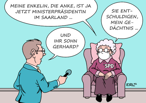 Cartoon: Alte Dame SPD (medium) by Erl tagged politik,altkanzler,gerhard,schröder,spd,verhältnis,russland,wladimir,putin,gazprom,geldgeber,bereicherung,geldgier,krieg,ukraine,verharmlosung,poblem,partei,freude,anke,rehlinger,minsterpräsidentin,saarland,absolute,mehrheit,karikatur,erl,politik,altkanzler,gerhard,schröder,spd,verhältnis,russland,wladimir,putin,gazprom,geldgeber,bereicherung,geldgier,krieg,ukraine,verharmlosung,poblem,partei,freude,anke,rehlinger,minsterpräsidentin,saarland,absolute,mehrheit,karikatur,erl