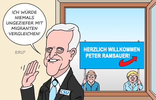 Cartoon: Am Fenster (medium) by Erl tagged politik,peter,ramsauer,csu,zitat,deng,xiaoping,fenster,frische,luft,fliegen,ungeziefer,migrantinnen,migranten,migration,dementi,narrativ,afd,rechtsextremismus,karikatur,erl,politik,peter,ramsauer,csu,zitat,deng,xiaoping,fenster,frische,luft,fliegen,ungeziefer,migrantinnen,migranten,migration,dementi,narrativ,afd,rechtsextremismus,karikatur,erl