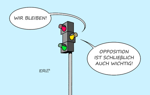 Cartoon: Ampel (medium) by Erl tagged politik,bundesregierung,ampel,spd,grüne,fdp,mitglieder,befragung,entscheidung,verbleib,opposition,regierung,karikatur,erl,politik,bundesregierung,ampel,spd,grüne,fdp,mitglieder,befragung,entscheidung,verbleib,opposition,regierung,karikatur,erl