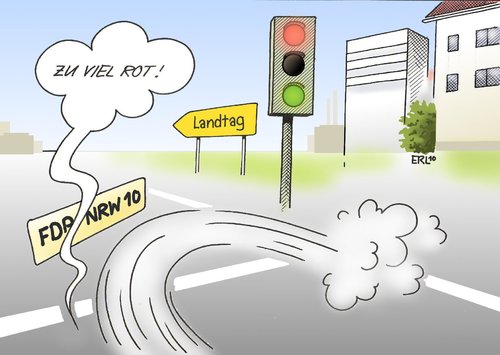 Cartoon: Ampel NRW (medium) by Erl tagged nrw,wahl,regierungsbildung,regierung,koalition,rot,grün,gelb,schwarz,cdu,fdp,grüne,linke,kehrtwende,ampel,nrw,wahl,wahlen,regierungsbildung,regierung,koalition,rot,grün,gelb,schwarz,cdu,fdp,grüne,linke,kehrtwende,ampel