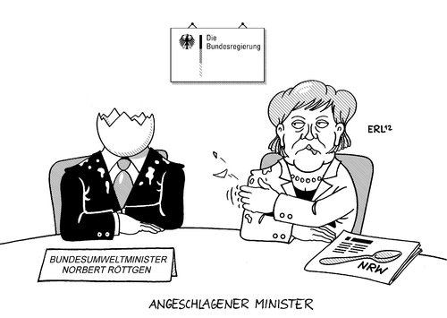 Angeschlagener Minister