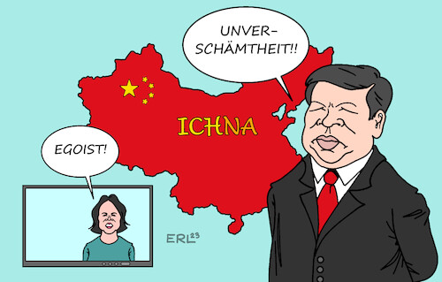 Baerbock und Xi Baerbock und Xi