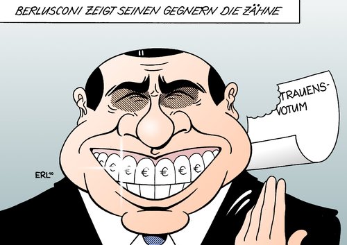 Cartoon: Berlusconi (medium) by Erl tagged berlusconi,italien,misstrauensvotum,sieg,geld,macht,medien,bestechung,demokratie,justiz,silvio berlusconi,italien,misstrauensvotum,sieg,geld,macht,medien,bestechung,demokratie,justiz,silvio,berlusconi